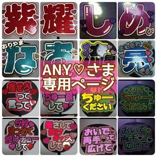 ANY♡さま専用ページ♡(アイドルグッズ)