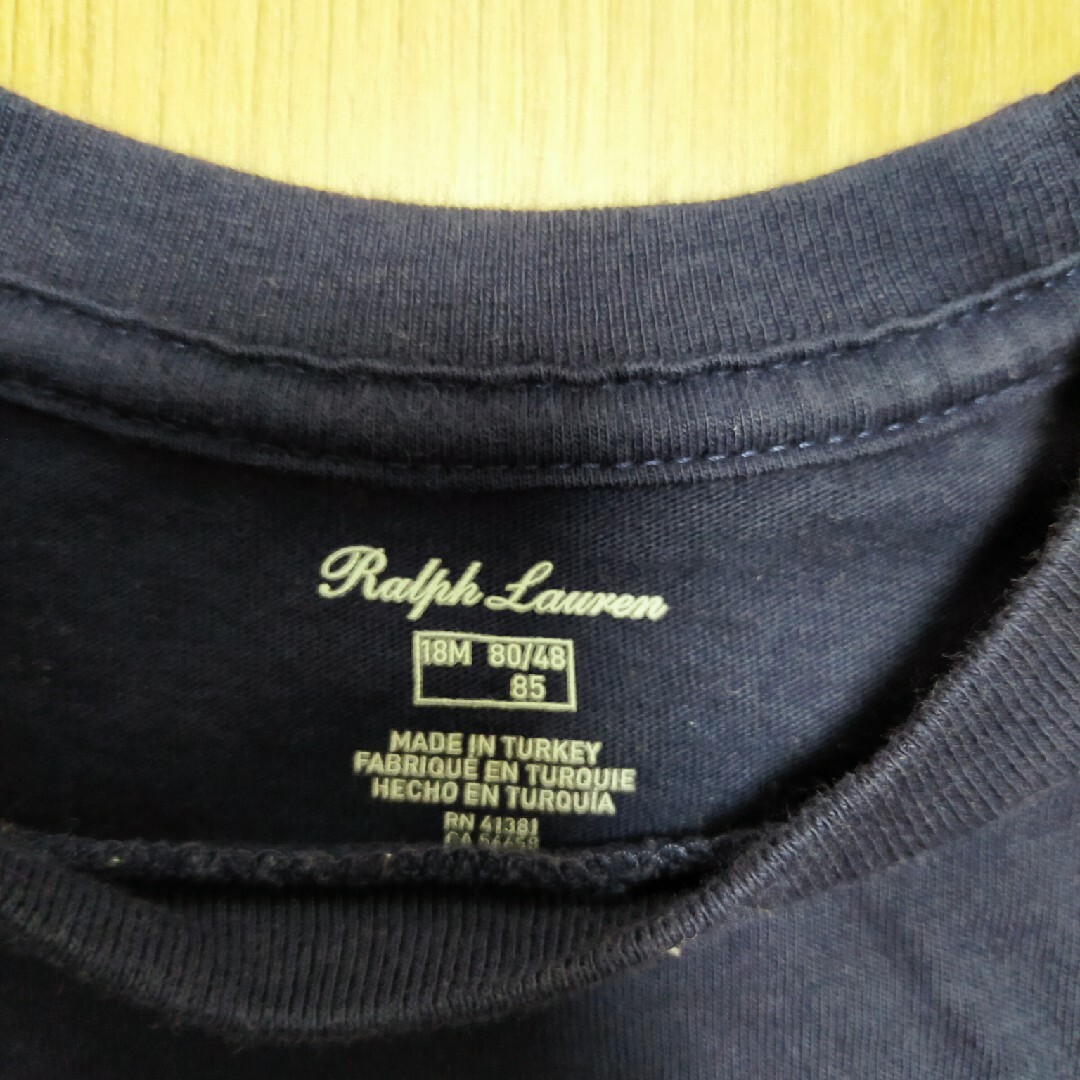 Ralph Lauren(ラルフローレン)のラルフローレン　ポロベアTシャツ　85 キッズ/ベビー/マタニティのベビー服(~85cm)(Ｔシャツ)の商品写真