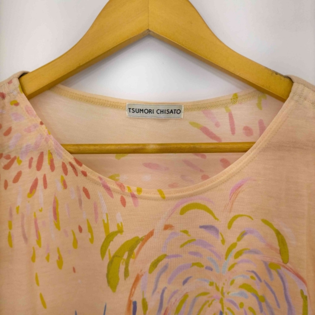 TSUMORI CHISATO(ツモリチサト)のTSUMORI CHISATO(ツモリチサト) プリント S/S Tシャツ レディースのトップス(カットソー(半袖/袖なし))の商品写真