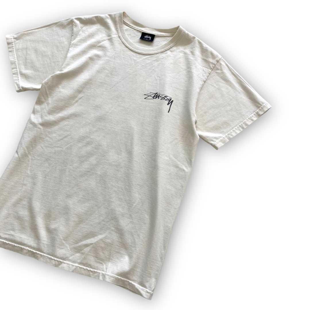 STUSSY(ステューシー)の【stussy】ステューシー 半袖Tシャツ リーフ柄バックプリント 8ボール メンズのトップス(Tシャツ/カットソー(半袖/袖なし))の商品写真