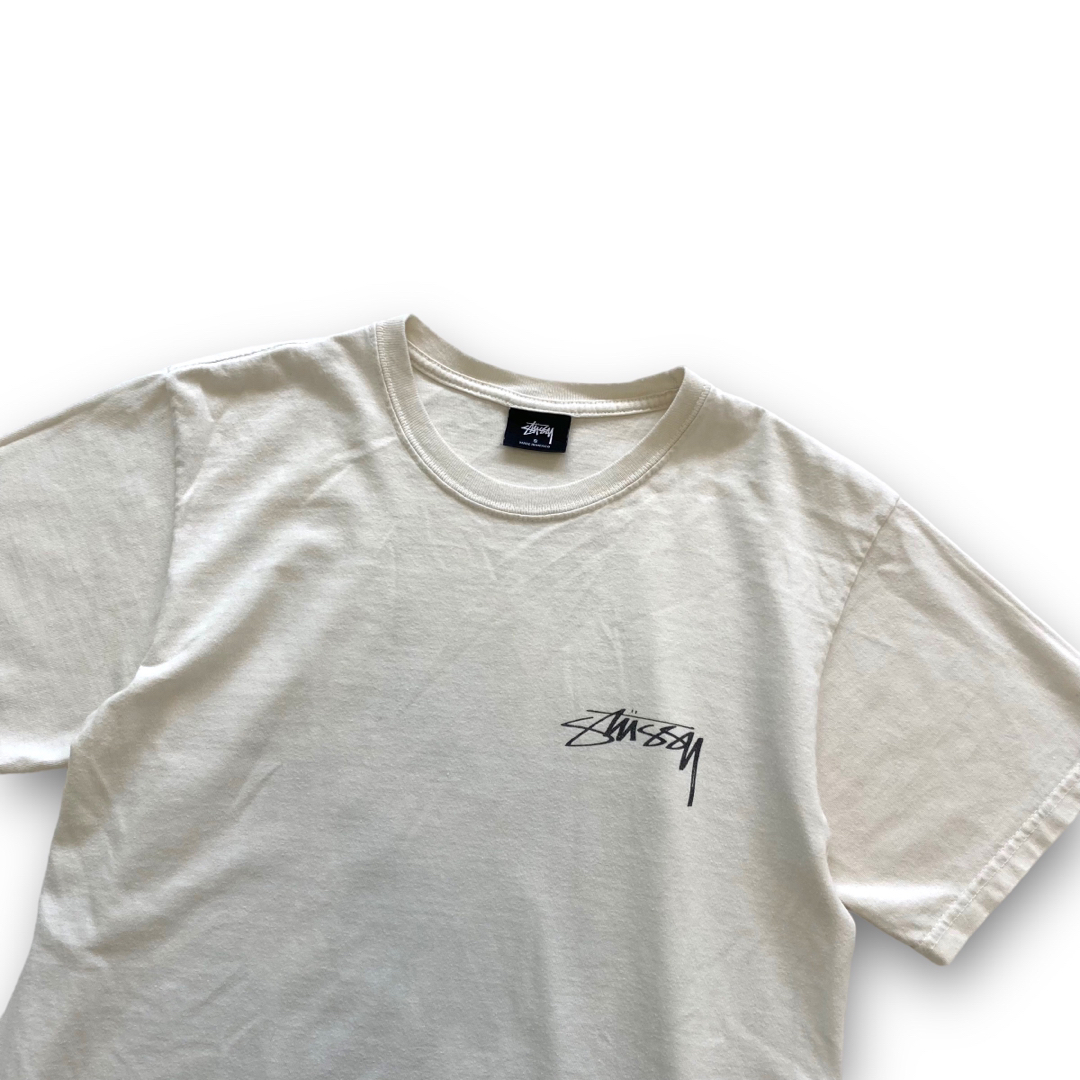 STUSSY(ステューシー)の【stussy】ステューシー 半袖Tシャツ リーフ柄バックプリント 8ボール メンズのトップス(Tシャツ/カットソー(半袖/袖なし))の商品写真