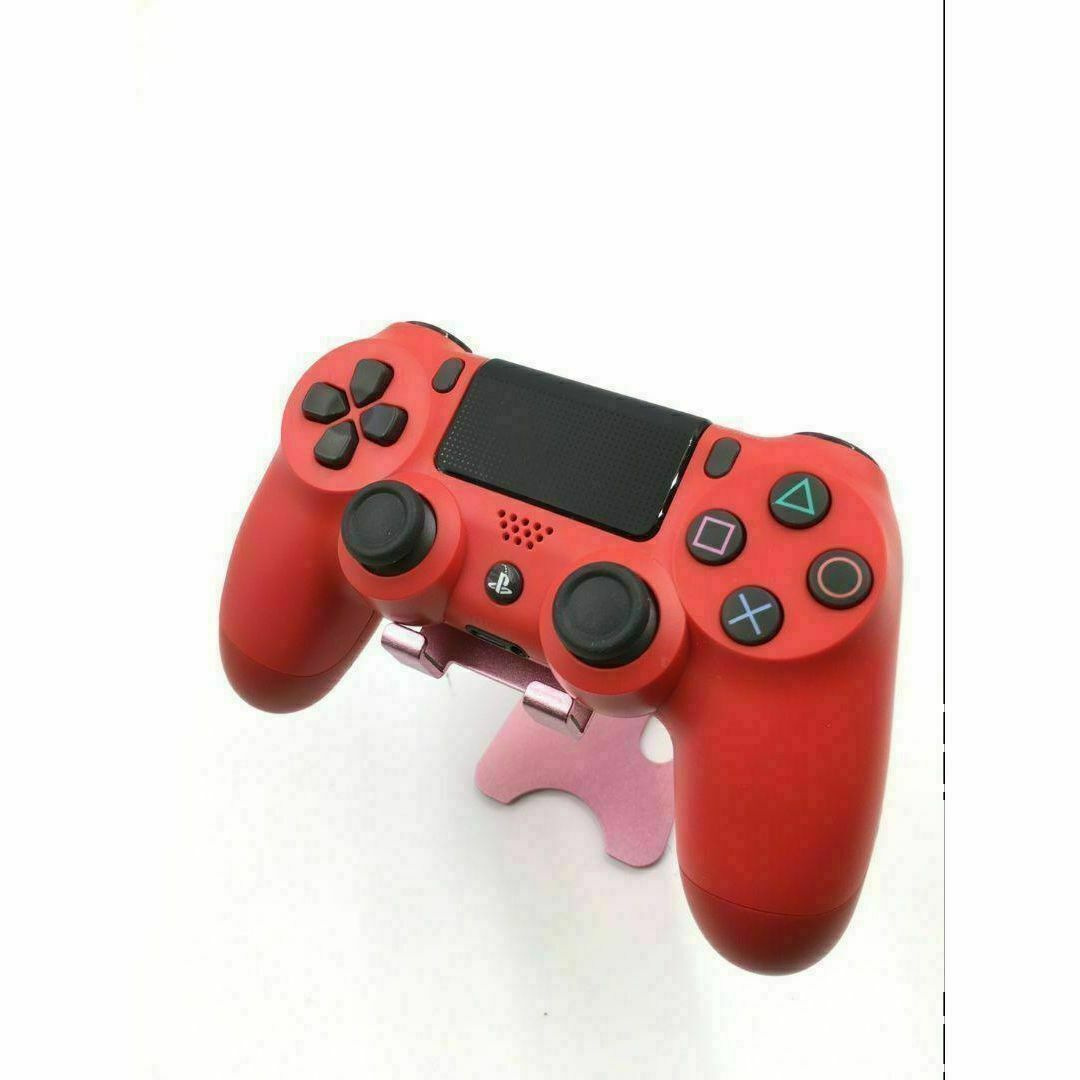 PlayStation4(プレイステーション4)のPS4 コントローラー DUALSHOCK4 純正 レッド　b-32 エンタメ/ホビーのゲームソフト/ゲーム機本体(その他)の商品写真