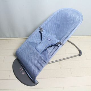 ベビービョルン(BABYBJORN)の美品★ベビービョルン バウンサー ブリスエアー メッシュ ブルー 洗濯済 ☆1 (その他)