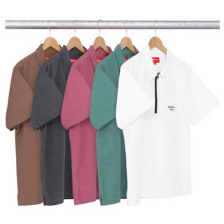 シュプリーム(Supreme)のSupreme Twill Half Zip Shirt(Tシャツ/カットソー(半袖/袖なし))