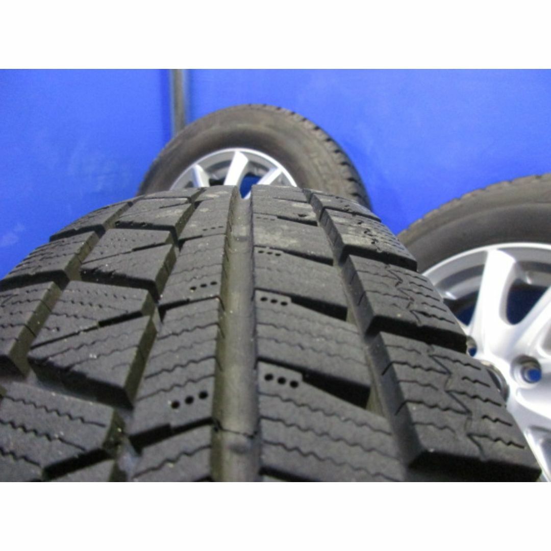 ユ）プレオ13インチ+BS　スタッドレス　145/80R13　ムーヴ 自動車/バイクの自動車(タイヤ・ホイールセット)の商品写真