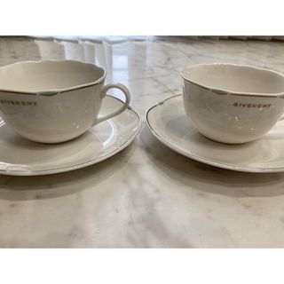 ジバンシィ(GIVENCHY)のGIVENCHY    ジバンシー　カップ&ソーサー　ペア　2客セット(食器)