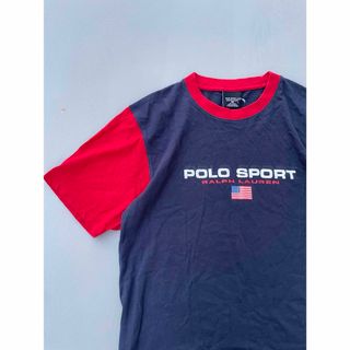 POLO RALPH LAUREN - ポロスポーツTシャツ90s Vintage OLD poloラルフローレン