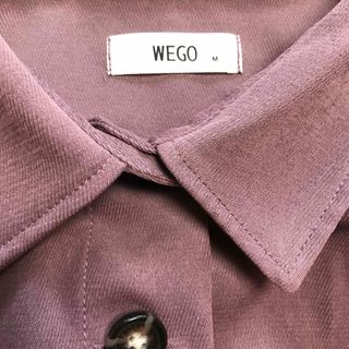 WEGO／ウィゴー　ビックシャツブラウス　紫　Ⅿ(シャツ/ブラウス(長袖/七分))