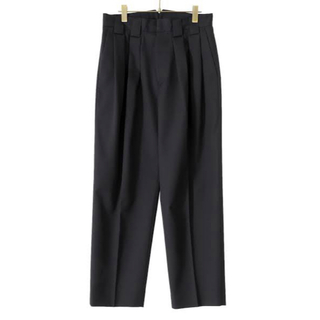 stein DOUBLE WIDE TROUSERS ブラック
