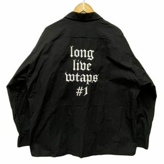 WTAPS ダブルタップス 17AW MODULAR 02 SHIRT COTTON RIPSTOP HIROSHIMA モジュラー シャツ 広島限定 ブラック サイズ4 正規品 / 34073