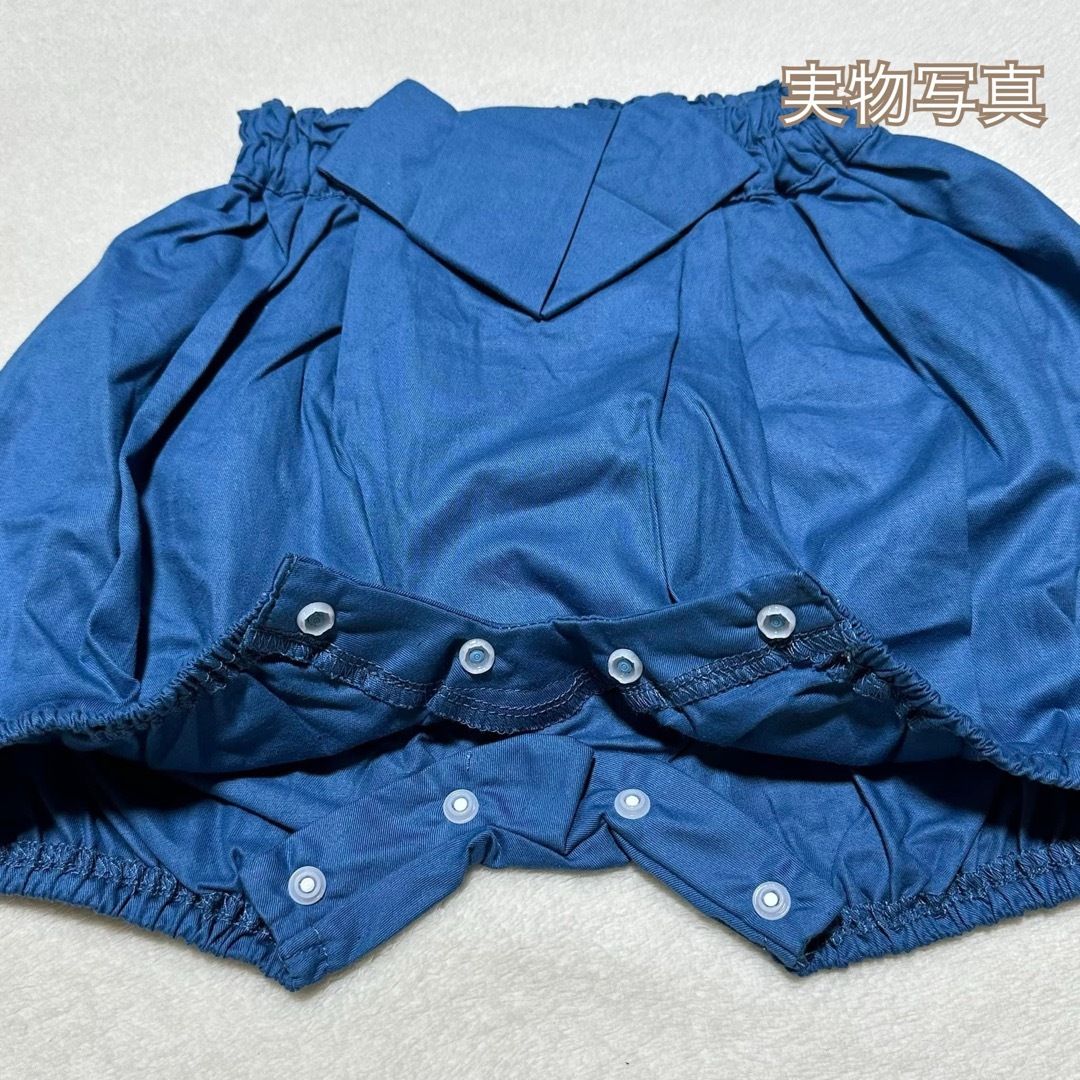 袴　セットアップ　うさぎ　ブルー　80 フォーマル　ベビー　着物　こどもの日 キッズ/ベビー/マタニティのベビー服(~85cm)(和服/着物)の商品写真