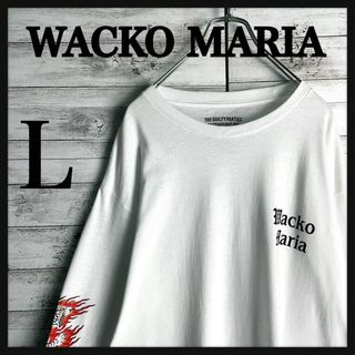 ワコマリア(WACKO MARIA)の9490【人気Lサイズ】ワコマリア×ティムリーハイ☆定番カラーロングtシャツ美品(Tシャツ/カットソー(七分/長袖))