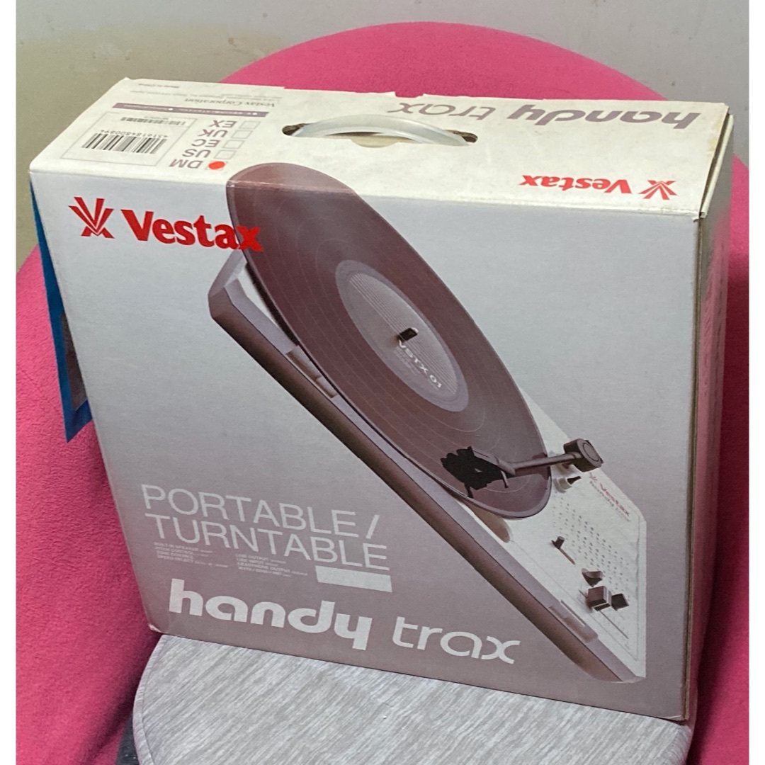 Vestax(ベスタクス)の最終値下！Vestax handy PORTABLE　ベスタクスターンテーブル 楽器のDJ機器(ターンテーブル)の商品写真