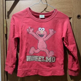 セサミストリート(SESAME STREET)のセサミストリート　エルモのトレーナー　サイズ120　[448](Tシャツ/カットソー)