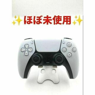 プレイステーション(PlayStation)のPS5 コントローラー 純正 DualSense ホワイト　b-714(その他)