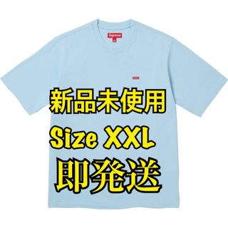 シュプリーム(Supreme)のSupreme small box logo teeスモールボックス青xxl(Tシャツ/カットソー(半袖/袖なし))