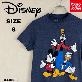 ディズニー(Disney)のミッキーマウス•グーフィーグーフ•ドナルドダック ディズニー プリント Tシャツ(Tシャツ/カットソー(半袖/袖なし))