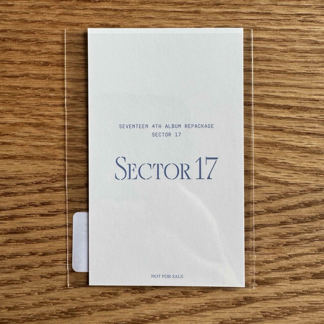 SEVENTEEN(セブンティーン)のsector17 ミンハオ ユニバ 特典 エンタメ/ホビーのCD(K-POP/アジア)の商品写真