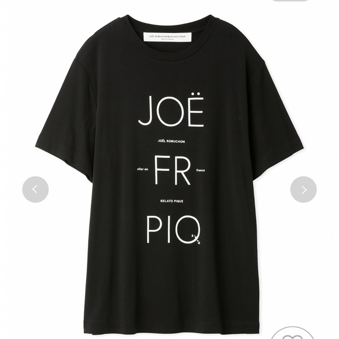 gelato pique(ジェラートピケ)のジェラートピケ★ 【JOEL ROBUCHON】 レーヨンロゴTシャツ レディースのトップス(Tシャツ(半袖/袖なし))の商品写真