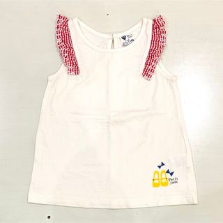 プチジャム(Petit jam)のプチジャム　フリルノースリーブ　サイズ110(Tシャツ/カットソー)