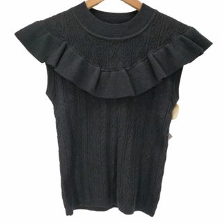 スライ(SLY)のSLY(スライ) FRONT FRILL KNIT トップス レディース(ニット/セーター)