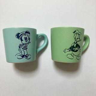 ディズニー(Disney)のディズニー　ミッキーマウス　ドナルドダック　マグカップ(グラス/カップ)