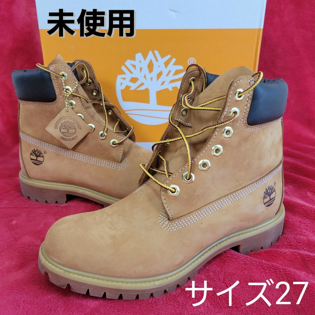 Timberland(ティンバーランド)の【新品未使用】サイズ27 ティンバーランド　6インチ　プレミアムブーツ メンズの靴/シューズ(ブーツ)の商品写真