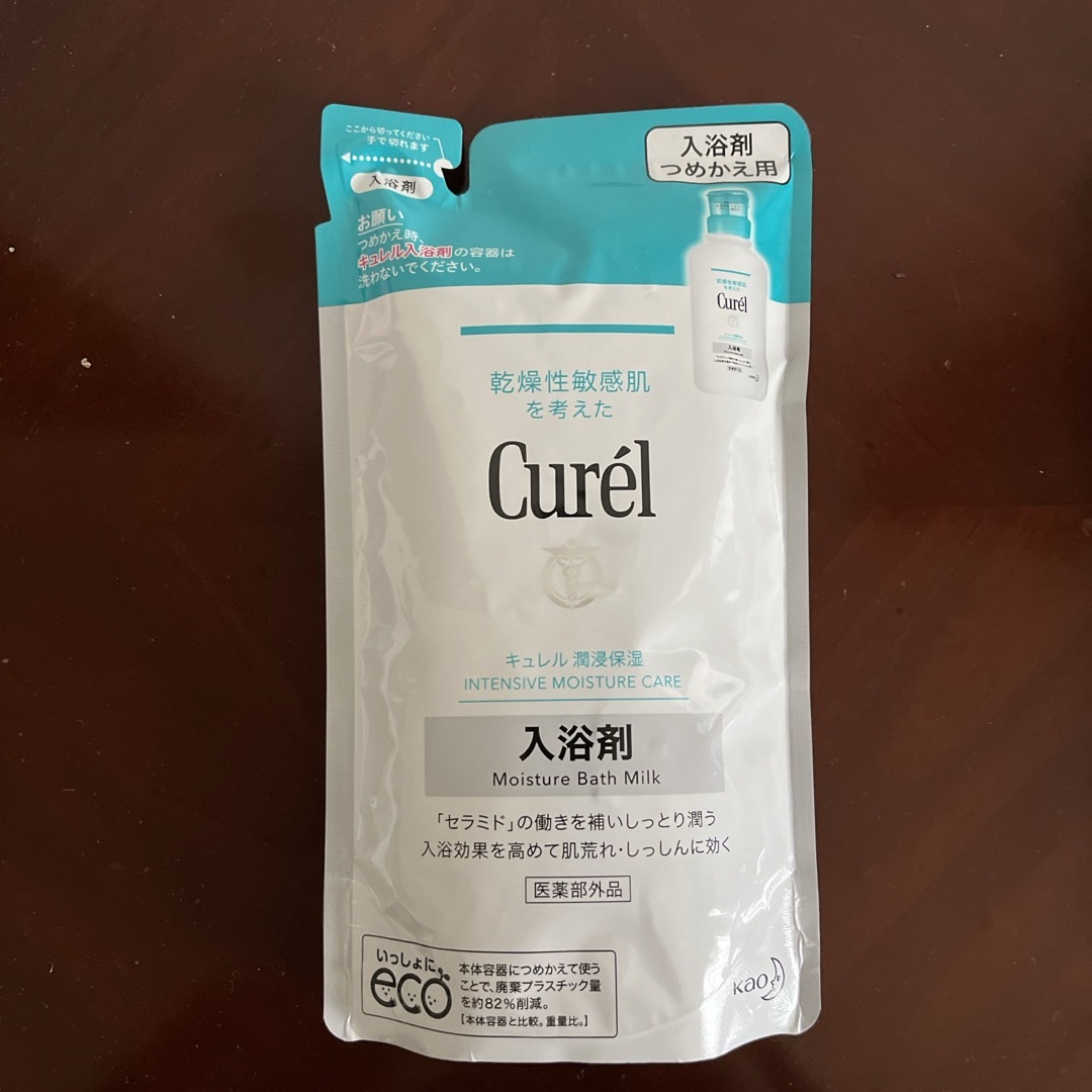 Curel(キュレル)のキュレル 入浴剤 つめかえ用 360ml 3個　新品未開封 コスメ/美容のボディケア(入浴剤/バスソルト)の商品写真