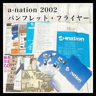 エイネーション 2002 配布 パンフレット うちわ フライヤー セット 希少(ミュージシャン)