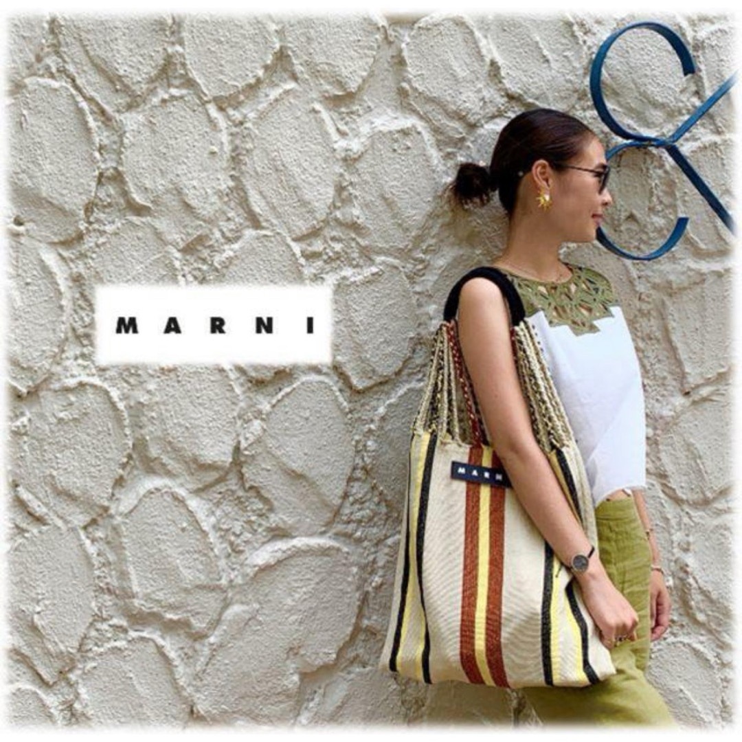 Marni(マルニ)の【お買得】マルニ  MARNI MARKET ハンモックバッグ　トート　エクリュ レディースのバッグ(トートバッグ)の商品写真