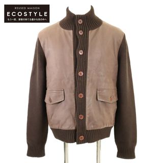 ロロピアーナ(LORO PIANA)のロロピアーナ 【国内正規】レザーｘカシミヤ 切替 ブルゾン/ 50(その他)