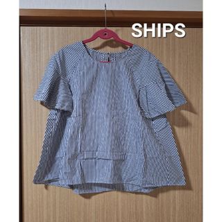 シップス(SHIPS)のSHIPS　ブラウス　ストライプ(シャツ/ブラウス(半袖/袖なし))