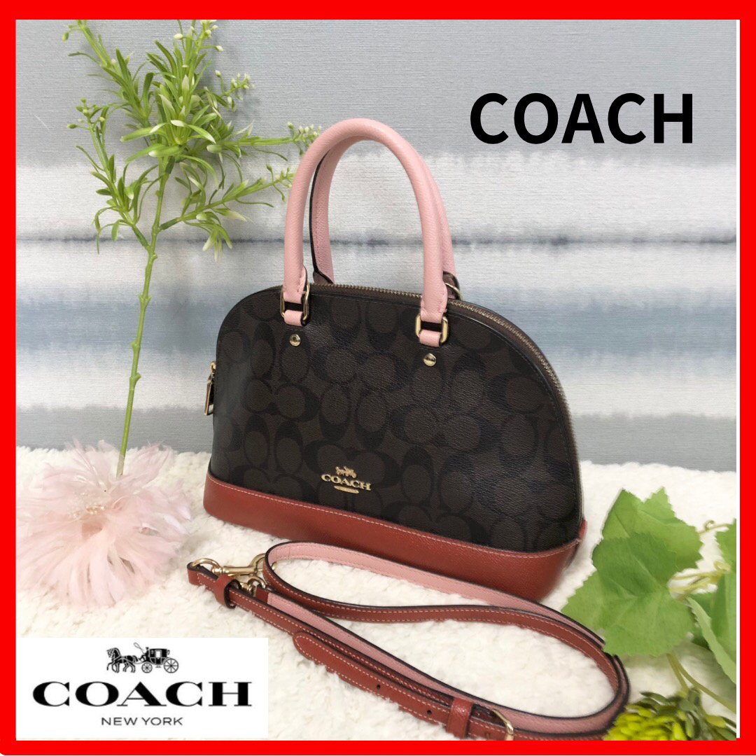 COACH(コーチ)の美品/希少【COACH 】コーチ　2WAY ショルダーバッグ  ハンドバッグ　 レディースのバッグ(ハンドバッグ)の商品写真