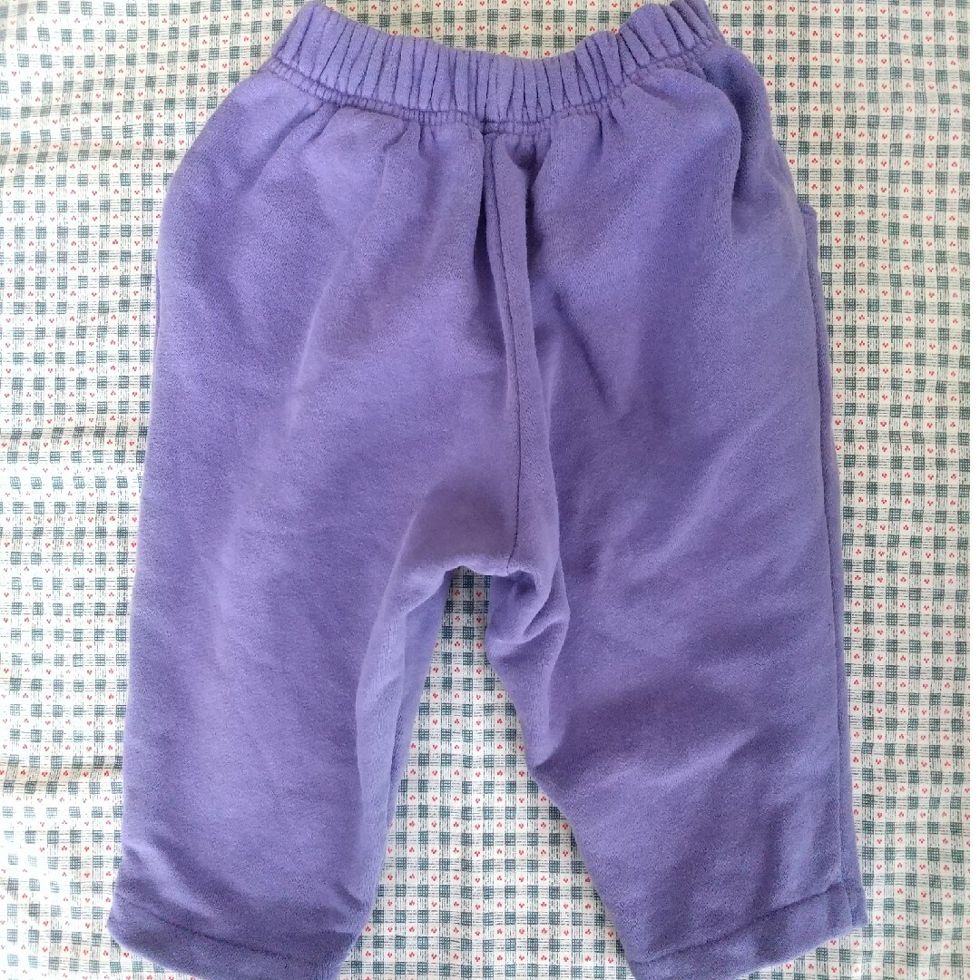 cecile(セシール)の子供服綿ズボン２枚セット 80サイズ キッズ/ベビー/マタニティのベビー服(~85cm)(パンツ)の商品写真