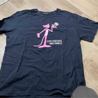 COMME CA    ピンクパンサー　メンズＴシャツ サイズL (Tシャツ/カットソー(半袖/袖なし))