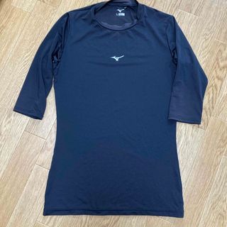 ミズノ(MIZUNO)のMIZUNO メンズ 野球ウェア 練習用シャツ バイオギア ローネック 七分袖 (ウェア)