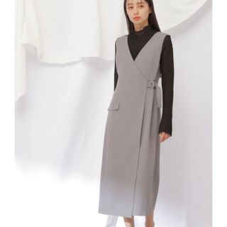 ジルバイジルスチュアート(JILL by JILLSTUART)の【新品】JILL by JILL STUART★ジレ風ワンピース(ロングワンピース/マキシワンピース)