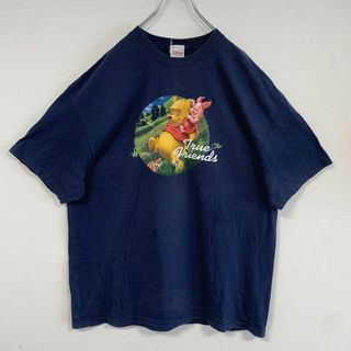 ディズニー(Disney)のDISNEY プーさん半袖 プリントTシャツ XXLサイズ USA製 ストア(Tシャツ/カットソー(半袖/袖なし))