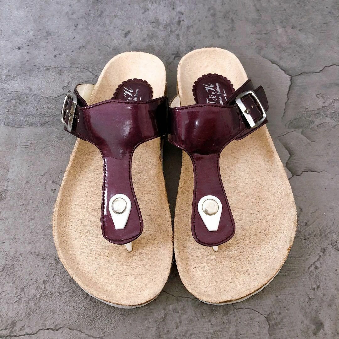 【ヴィンテージ】（M）ビーチ トッグサンダル レディースの靴/シューズ(サンダル)の商品写真