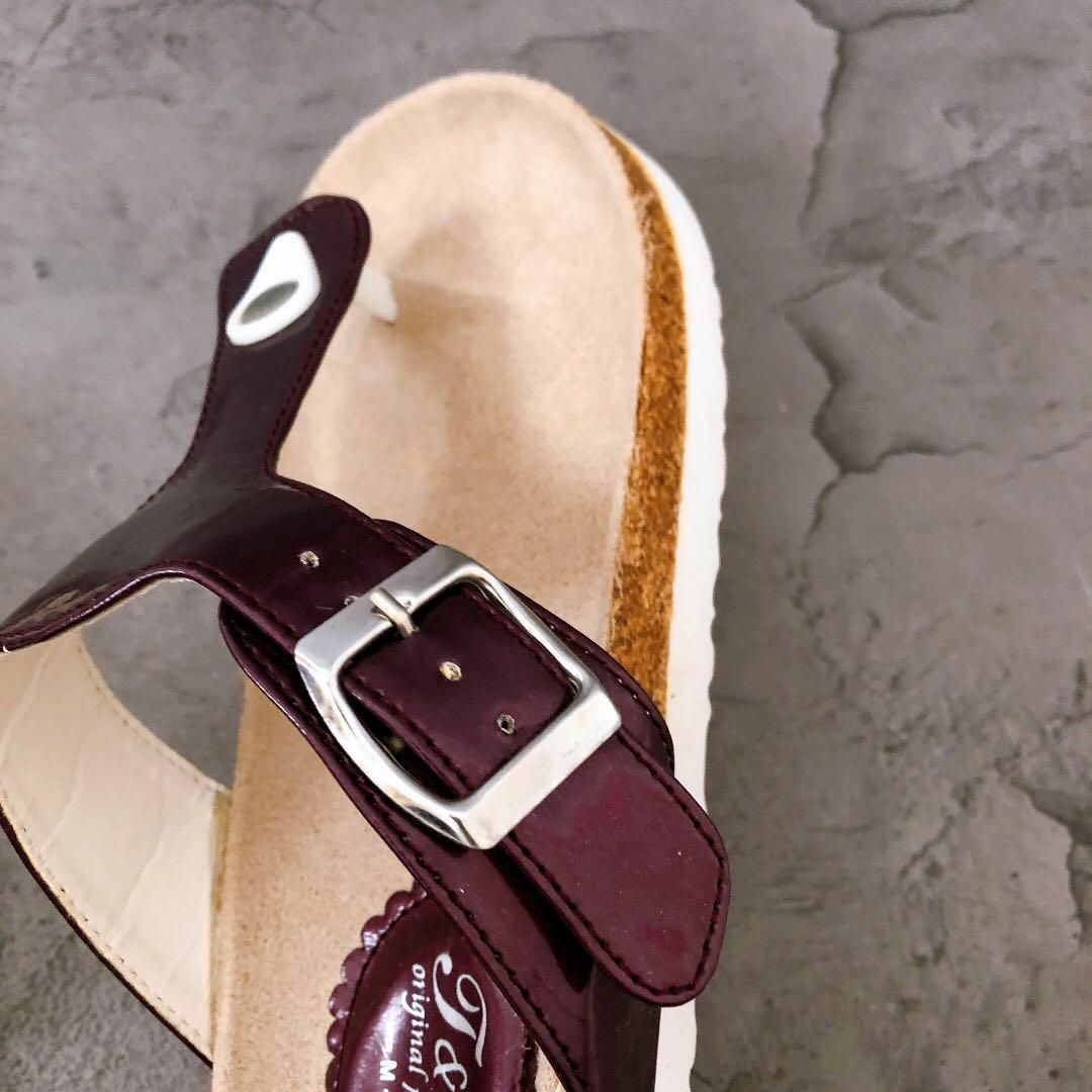 【ヴィンテージ】（M）ビーチ トッグサンダル レディースの靴/シューズ(サンダル)の商品写真