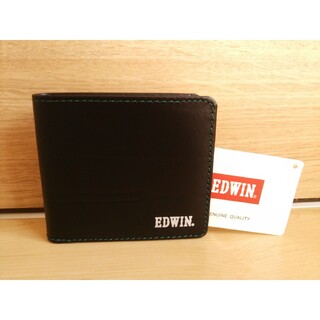 エドウィン(EDWIN)の新品EDWIN*黒色ウォレット*未使用エドウィン*送料無料メンズ*二つ折り財布(折り財布)