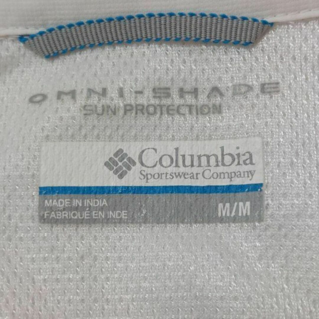 Columbia(コロンビア)のw80 US古着 Columbia 長袖ナイロンシャツ 刺繍 ヨット 企業ロゴ メンズのトップス(シャツ)の商品写真