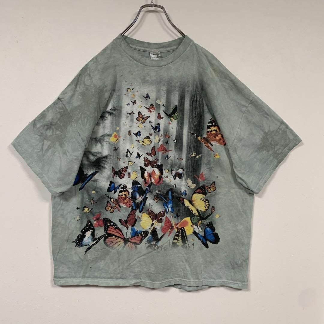 蝶が舞う PRO WEIGHT 半袖 プリントTシャツ 2XLサイズ メンズのトップス(Tシャツ/カットソー(半袖/袖なし))の商品写真