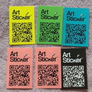 ArtSticker　ステッカー　６枚セット(シール)