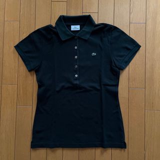 ラコステ(LACOSTE)のラコステ　ポロシャツ　黒(ポロシャツ)