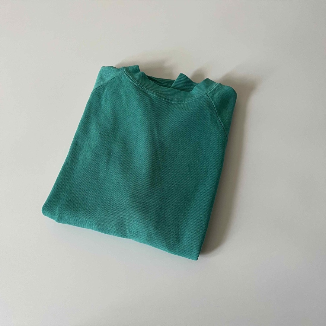 半袖スウェット　ヴィンテージ  グリーン　緑　ラグラン メンズのトップス(スウェット)の商品写真