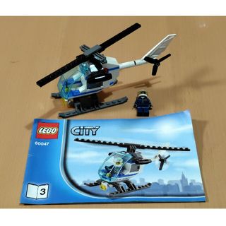 レゴ(Lego)のレゴ★シティ ポリス ポリスヘリ＆パイロット警官 美品 人気(模型/プラモデル)