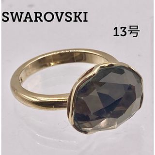 スワロフスキー ゴールド アズライト リング 指輪 13号 SWAROVSKI