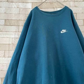 ナイキ(NIKE)のNIKE ナイキ スウェット 刺繍ロゴ 裏起毛 XL(スウェット)