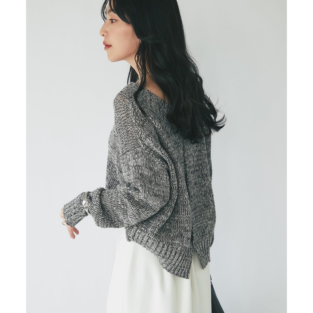 La boutique BonBon - la boutique BonBon リリヤーンクロップドニット